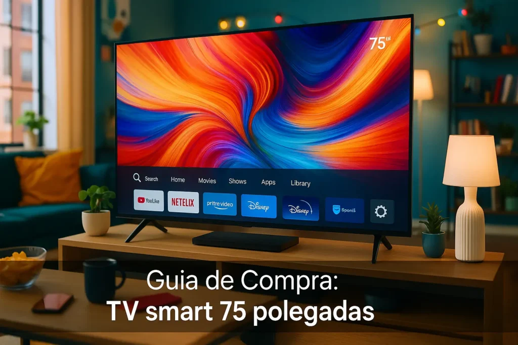 5 Melhores TV Smart 75 Polegadas com Desempenho e Avaliação