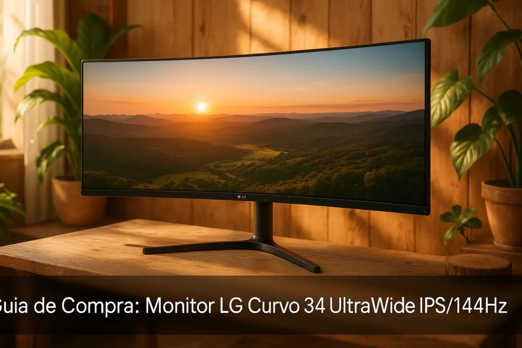 5 Melhores Monitores LG Curvos 34" Ultrawide IPS/144Hz