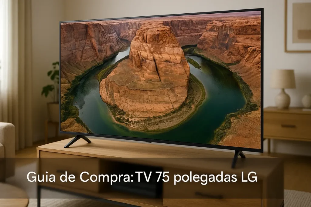 Guia de Compra: 5 Melhores TV 75 polegadas LG com Excelente Avaliação
