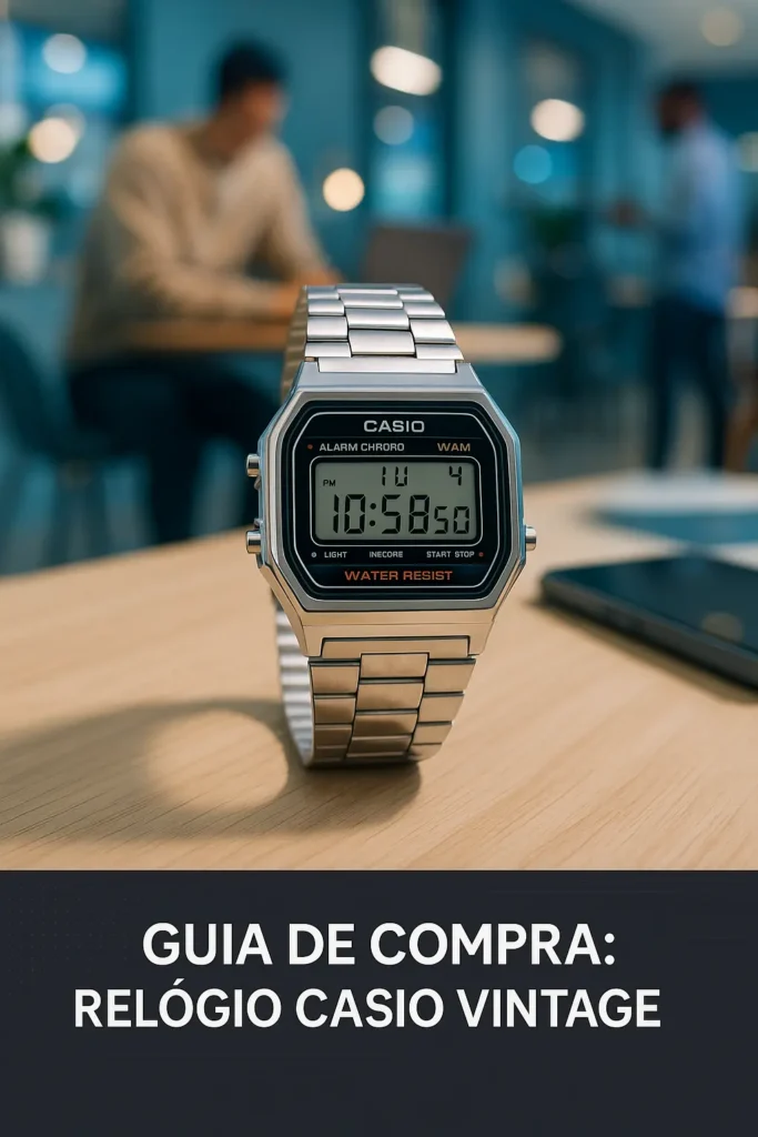 Guia de Compra: 5 Relógios Casio Vintage que Marcam Estilo