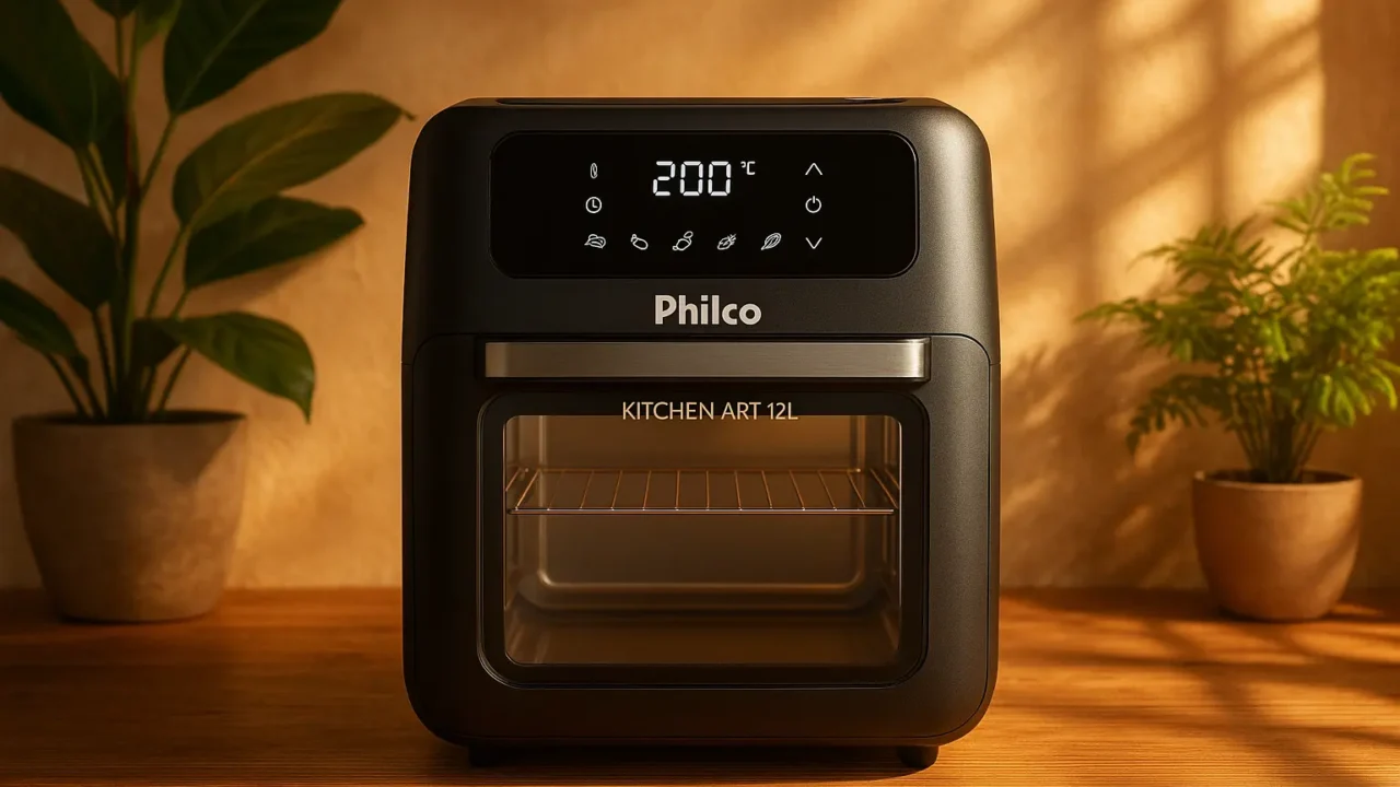 Top 6 air fryer oven Philco kitchen art 12L digital até R$857 — aproveite estas ofertas