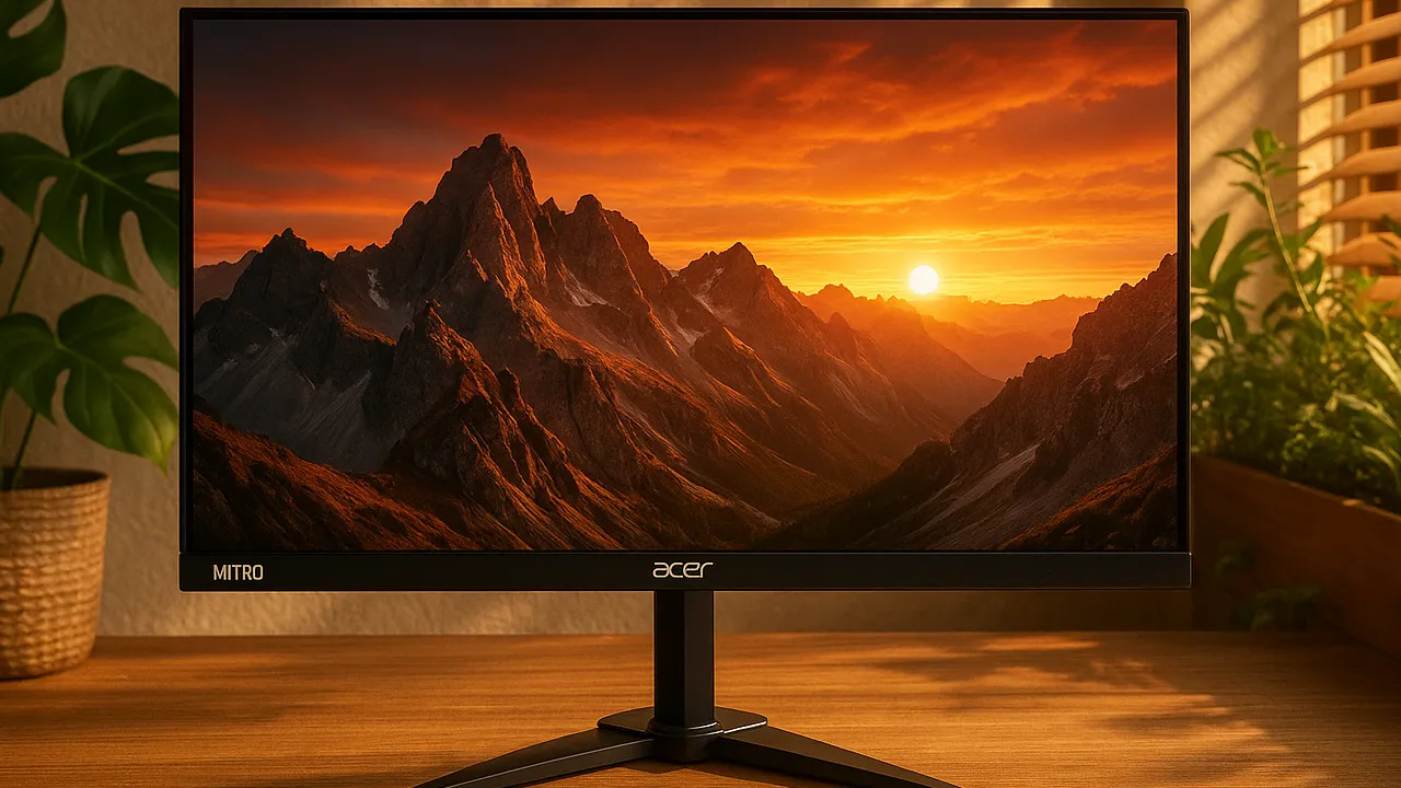 Monitor Acer Nitro QG240Y até R$998 com avaliações ★4,6