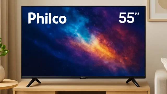6 smart TV 55'' Philco com garantia estendida e suporte VIP