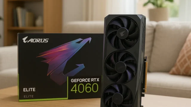 6 placas Aorus RTX 4060 elite 8G com nota máxima dos usuários