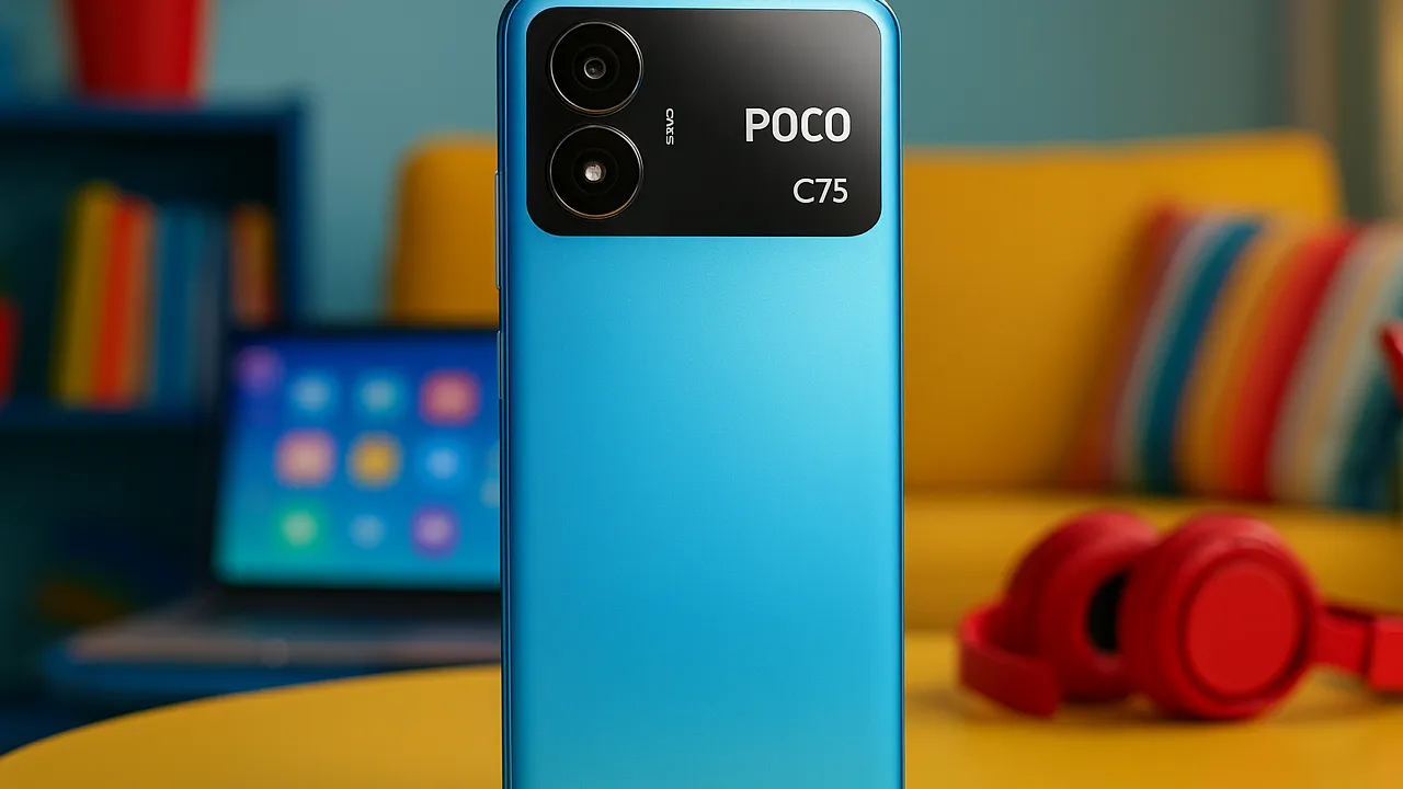 6 celular Poco C75 com desempenho turbinado para 2025