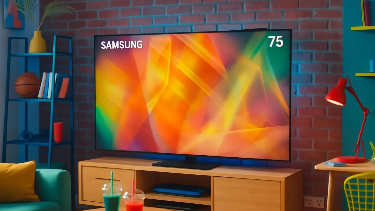 Top 6 TV Samsung 75 compactos e leves para usar no dia a dia