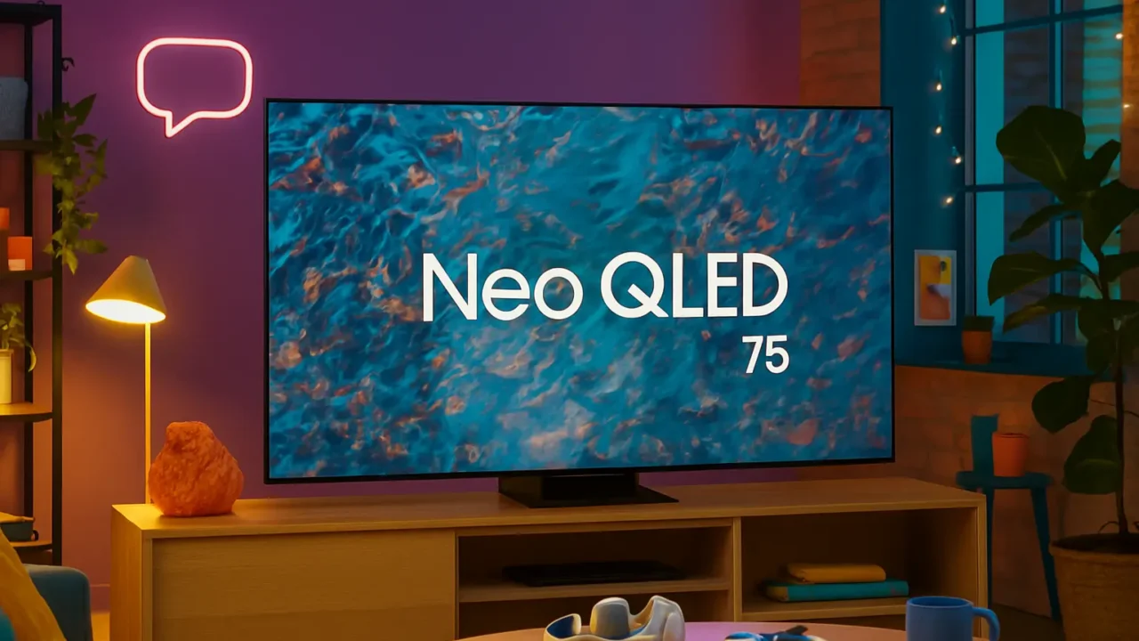 6 TV Samsung NEO QLED 75 polegadas com nota máxima dos usuários