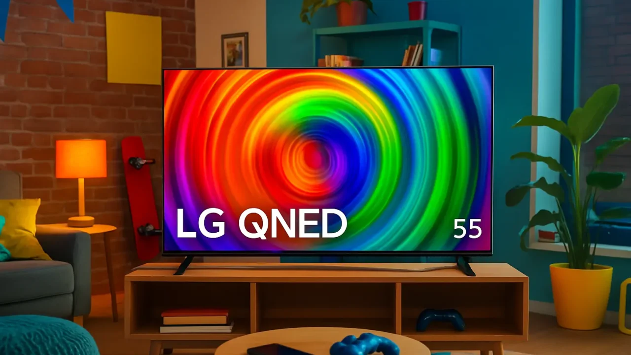 6 LG QNED TV 55 com desempenho turbinado para 2025