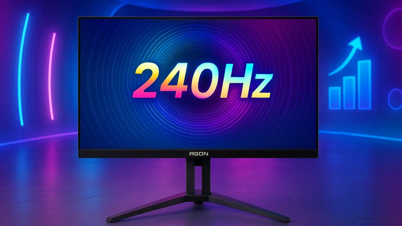 Descontos de até 80%: 6 AOC Agon 240Hz em oferta especial