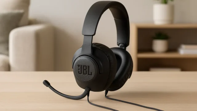 Fone de ouvido headset gamer JBL Quantum 100 preto baratos e bons mais vendidos no Brasil