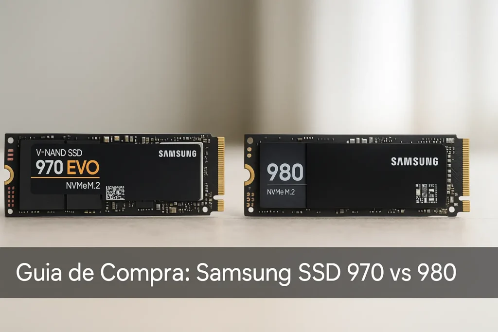 Guia de Compra: Samsung SSD 970 vs 980 Atualizados para 2025
