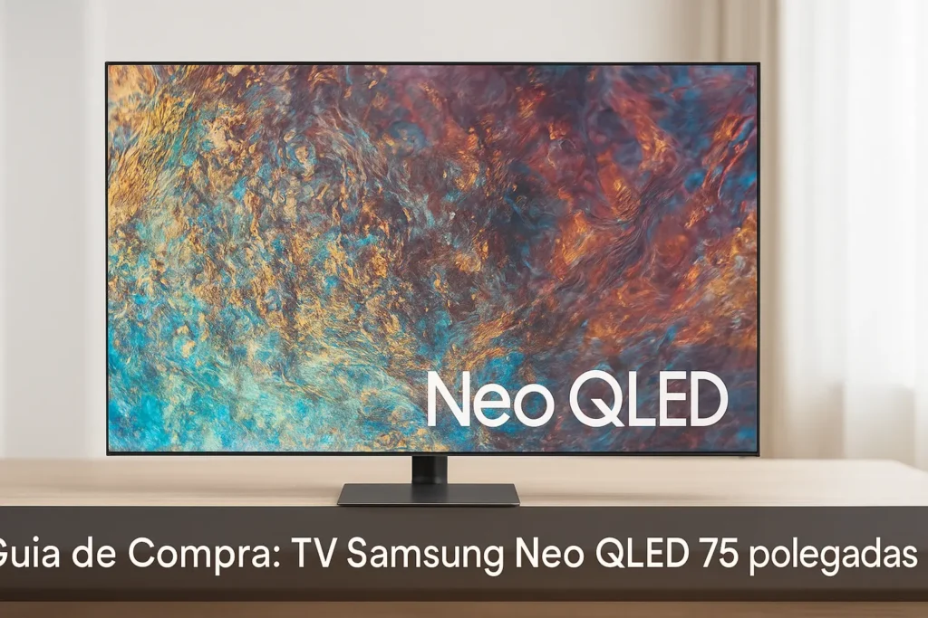 5 Melhores TV Samsung NEO QLED 75” com Custo-Benefício Imbatível