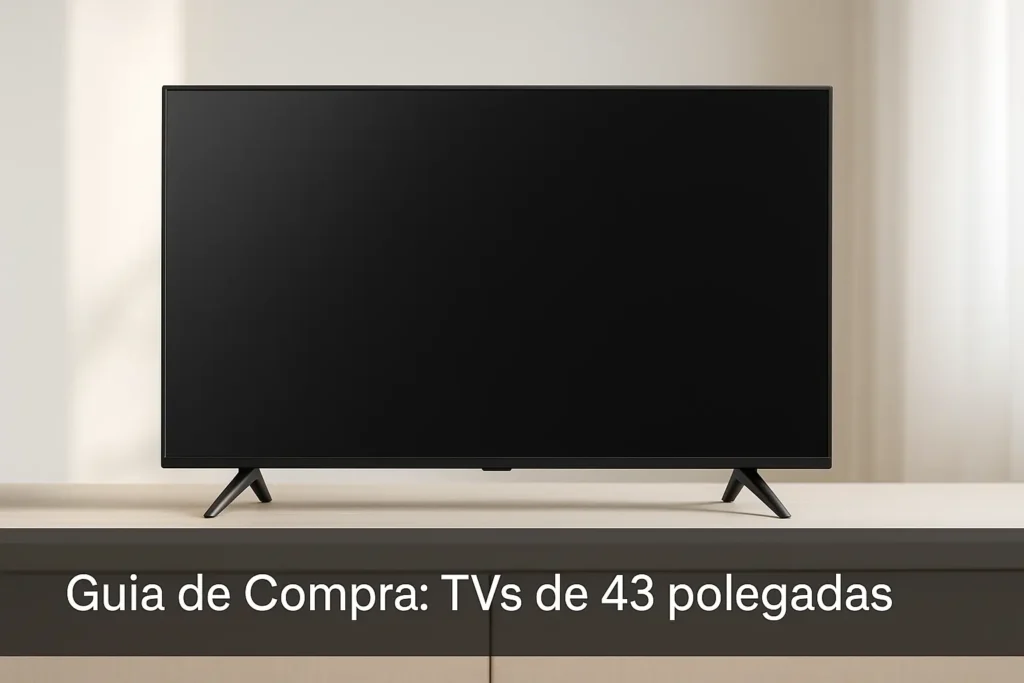 5 Melhores TVs de 43 Polegadas com Entrega Rápida