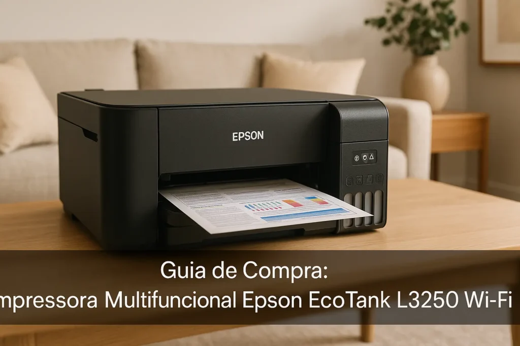 5 Melhores Impressoras Multifuncionais Epson EcoTank L3250 Wi-Fi