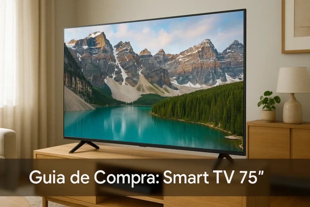 Guia de Compra: 5 Melhores Smart TV 75" com Excelente Avaliação