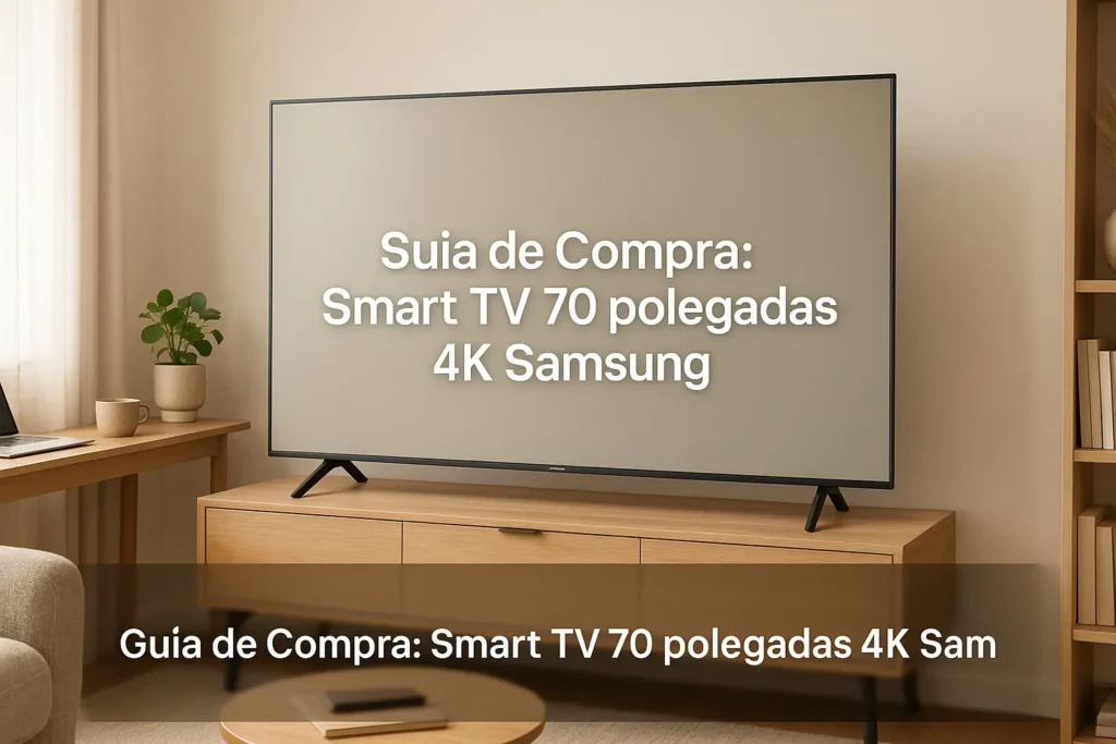Guia de Compra: 5 Melhores Smart TVs 70" 4K Samsung em 2025