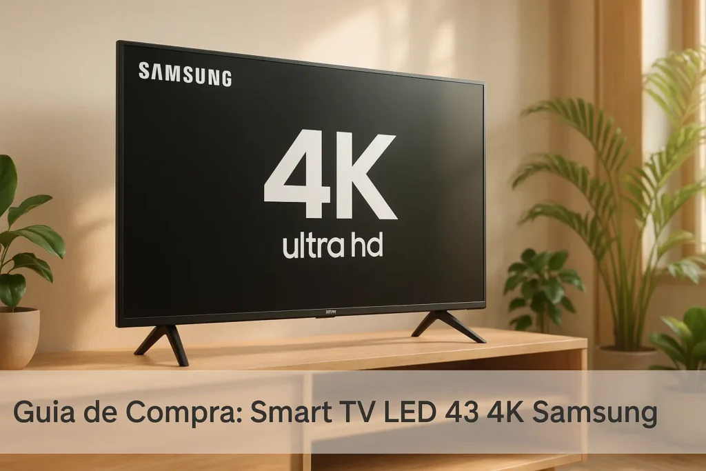 5 Melhores Smart TV LED 43 4K Samsung em 2025
