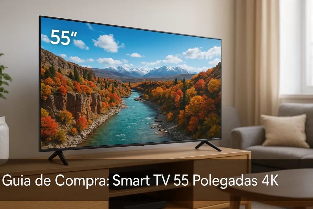 Guia de Compra: 5 Melhores Smart TV 55 Polegadas 4K Recomendadas por Especialistas