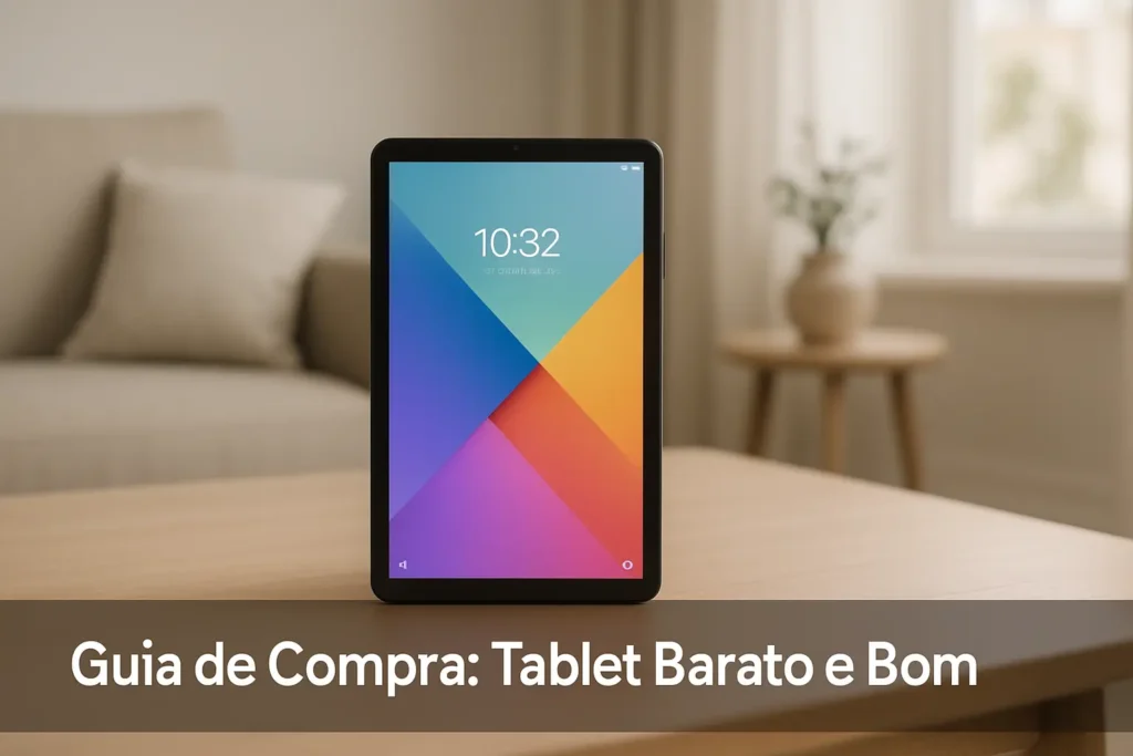 5 Melhores Tablets Baratos e Bons para o Dia a Dia