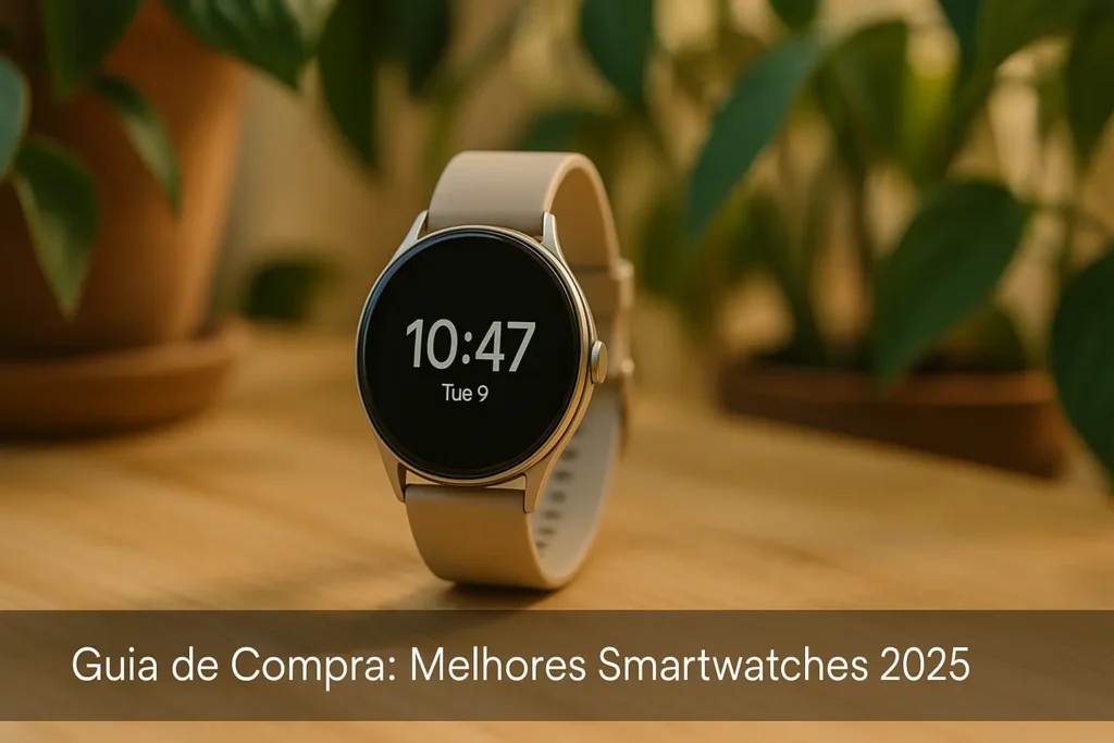5 Melhores Smartwatch 2025 com Custo-Benefício Imbatível