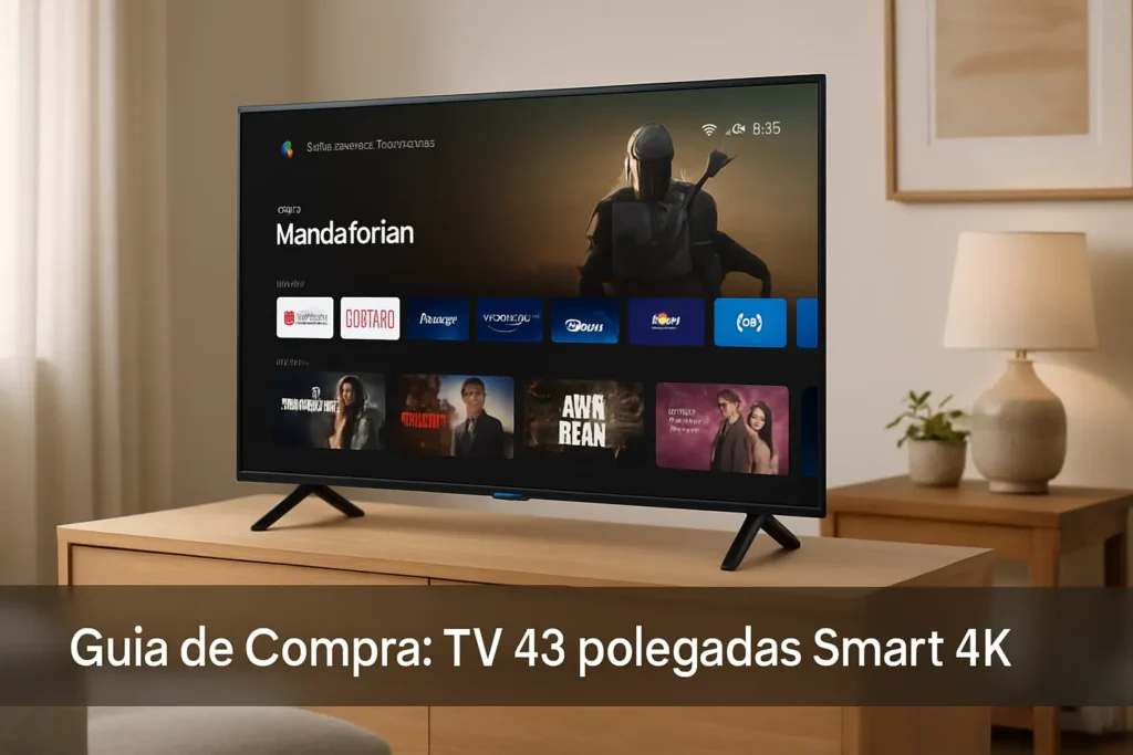 Guia de Compra: 5 Melhores TV 43 polegadas Smart 4K para 2025