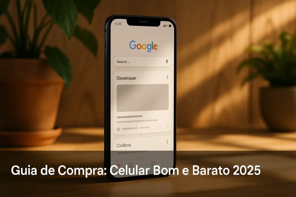5 Melhores Celulares Bons e Baratos 2025 com Ótimo Desempenho