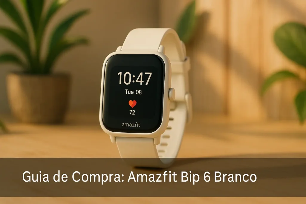 Guia de Compra: 5 Melhores Amazfit Bip 6 Branco com Estoque no Brasil