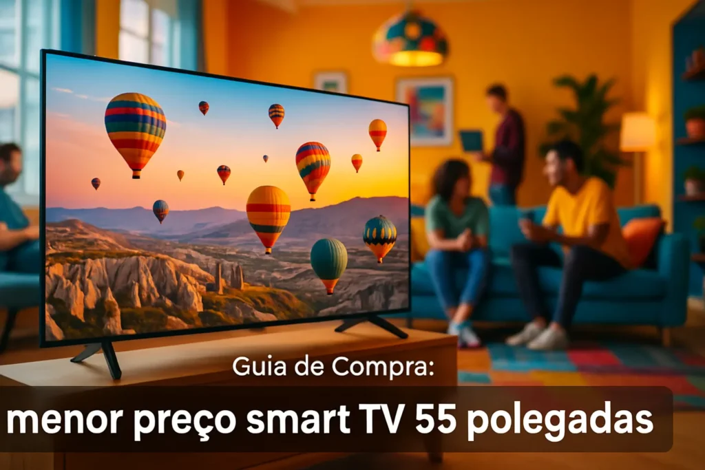 5 Melhores Smart TVs 55″ com Custo-Benefício Imbatível