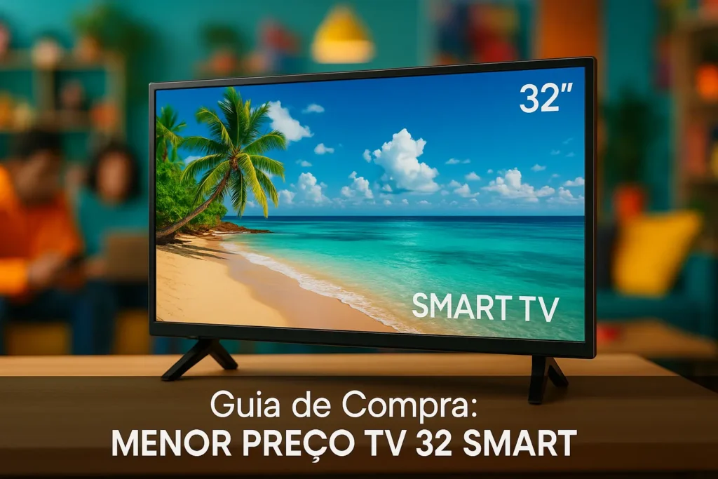 5 Melhores Smart TVs 32" com Menor Preço em 2025