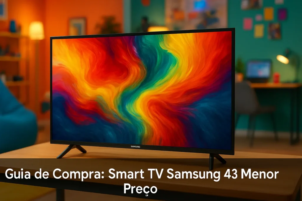 5 Melhores Smart TVs Samsung 43" com Menor Preço