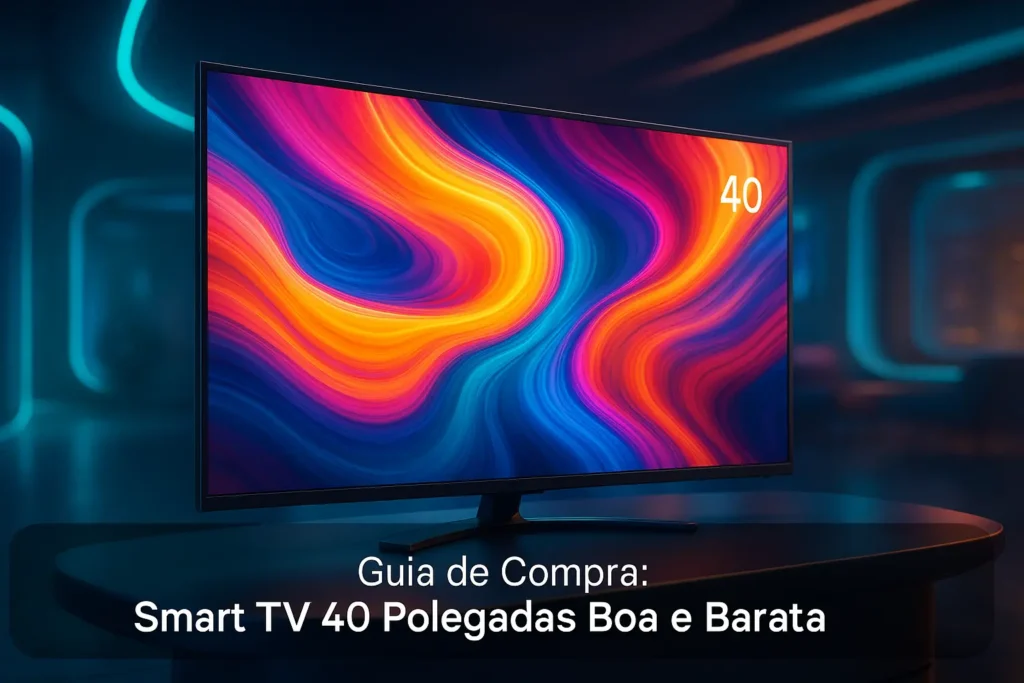 5 Melhores Smart TVs 40 Polegadas Boas e Baratas