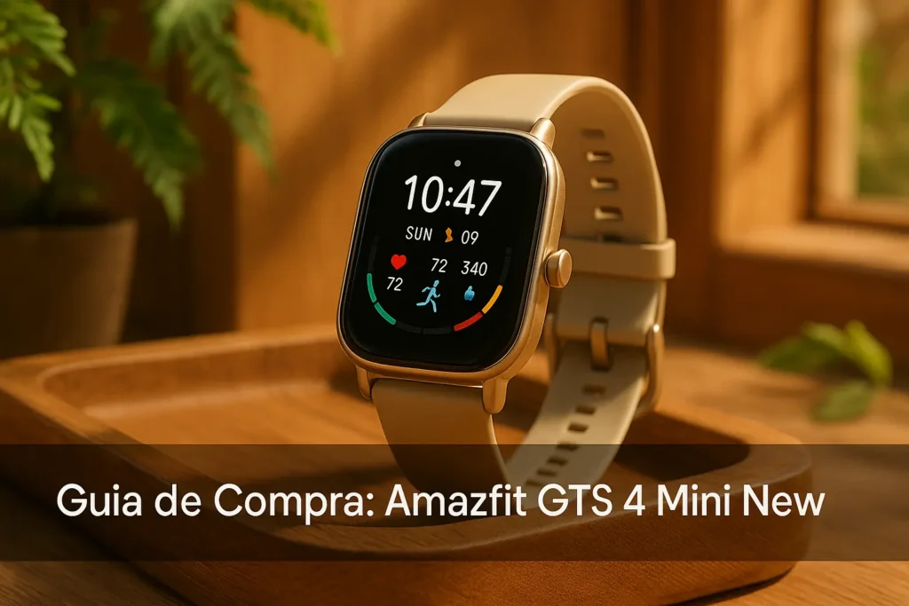 Guia de Compra: 5 Melhores Relógios Smartwatch Amazfit GTS 4 Mini New