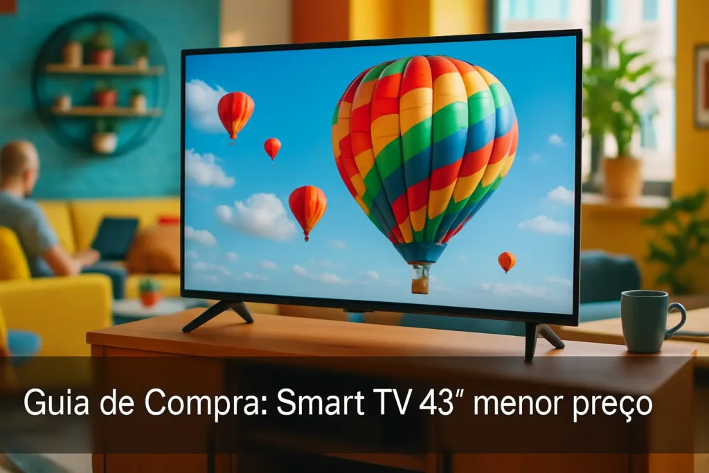 5 Melhores Smart TVs 43" de Menor Preço em 2025