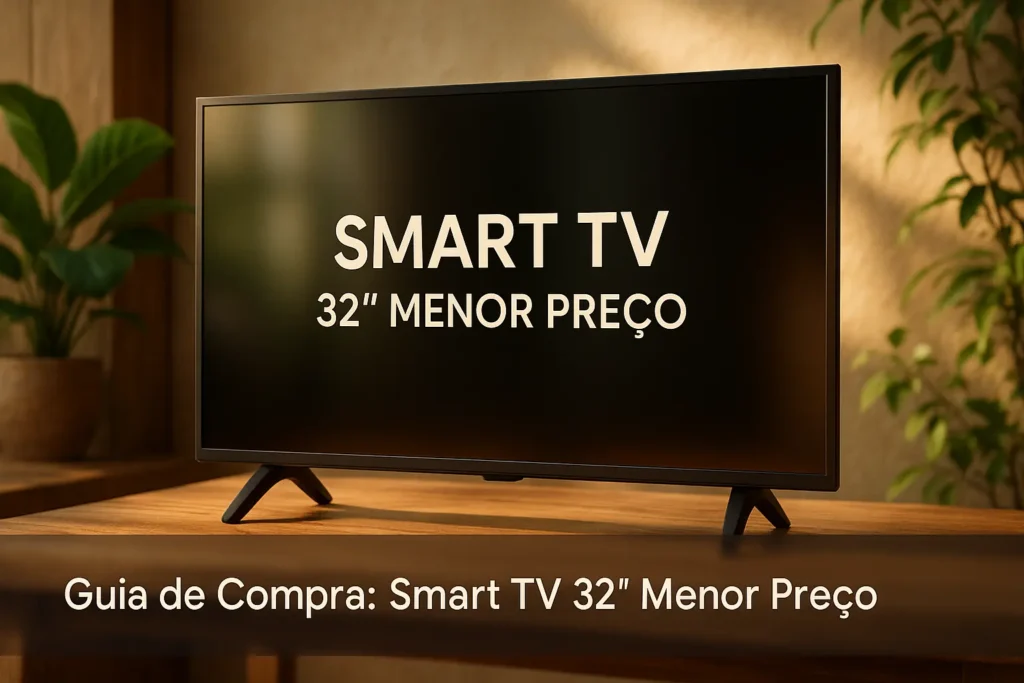 5 Melhores Smart TVs 32" com Menor Preço em 2025
