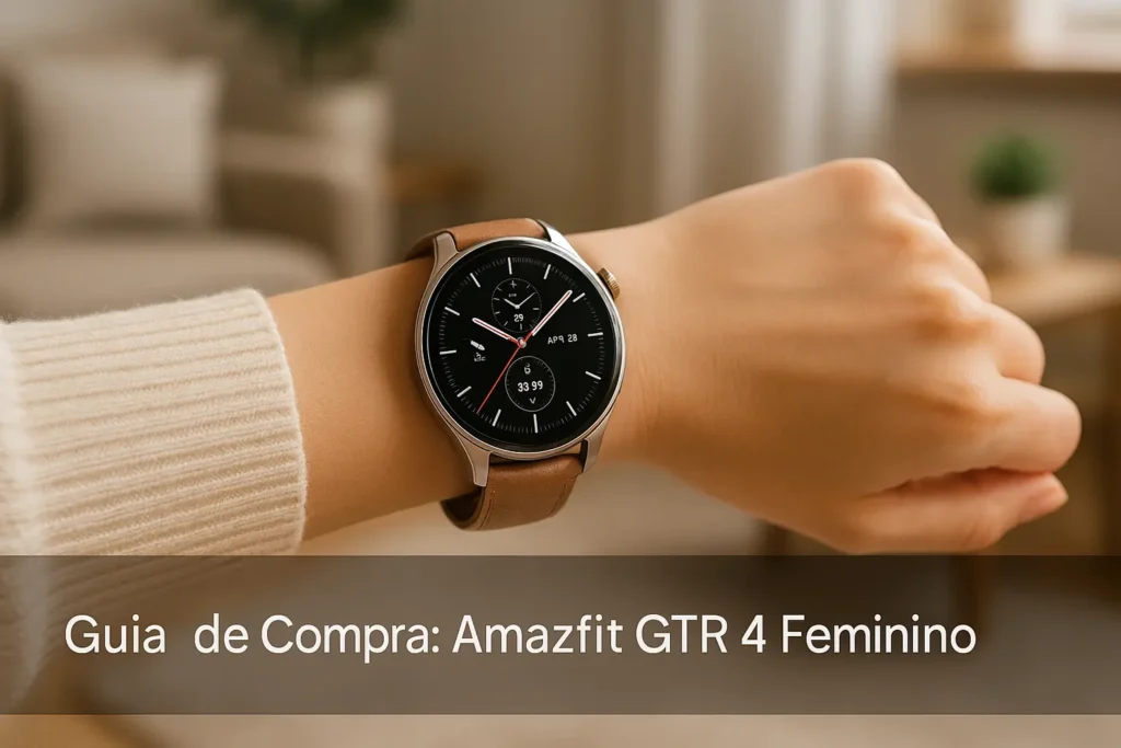 5 Melhores Amazfit GTR 4 Feminino que Realmente Valem a Pena