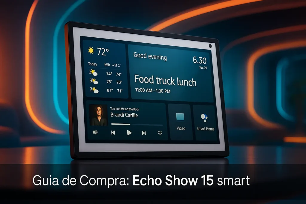 Guia de Compra: 5 Melhores Echo Show 15 Smart Atualizados para 2025