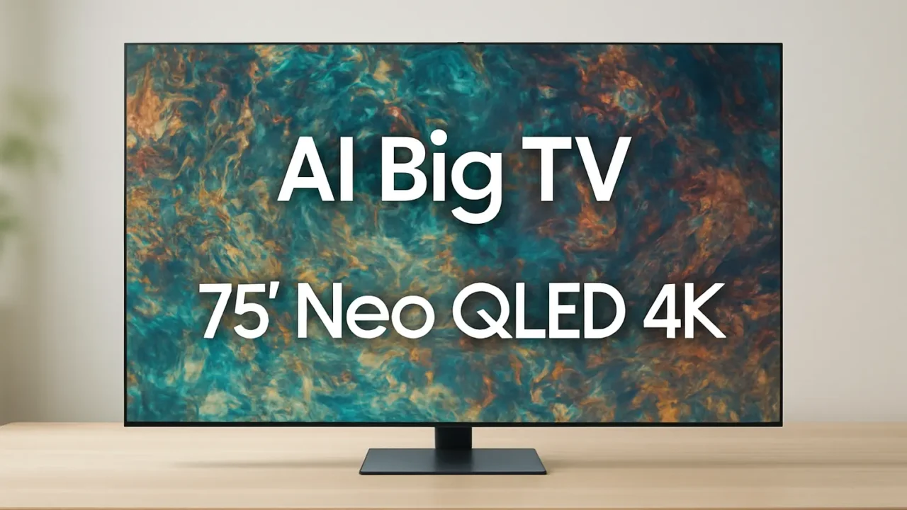 AI Big TV 75 Neo QLED 4K barato com alta avaliacao