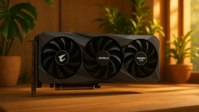 6 placas Aorus RTX 3060 ti com desempenho turbinado para 2025