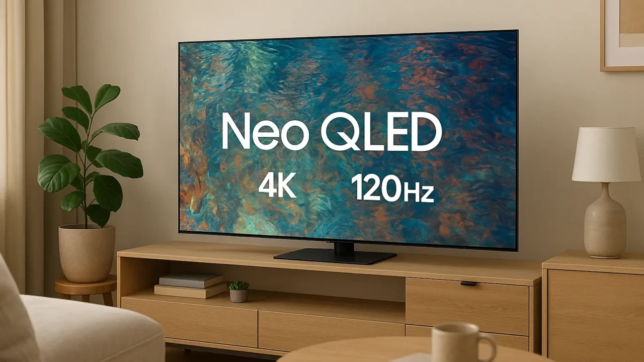 6 smart TV 65 4K Neo QLED Samsung com design premium por preço justo
