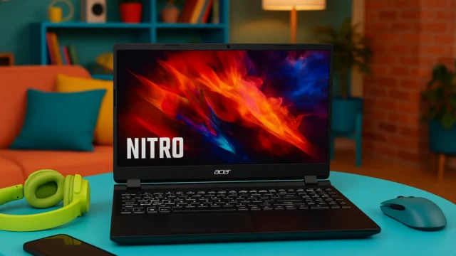6 Acer Nitro V15 RTX 3050 16GB com design premium por preço justo