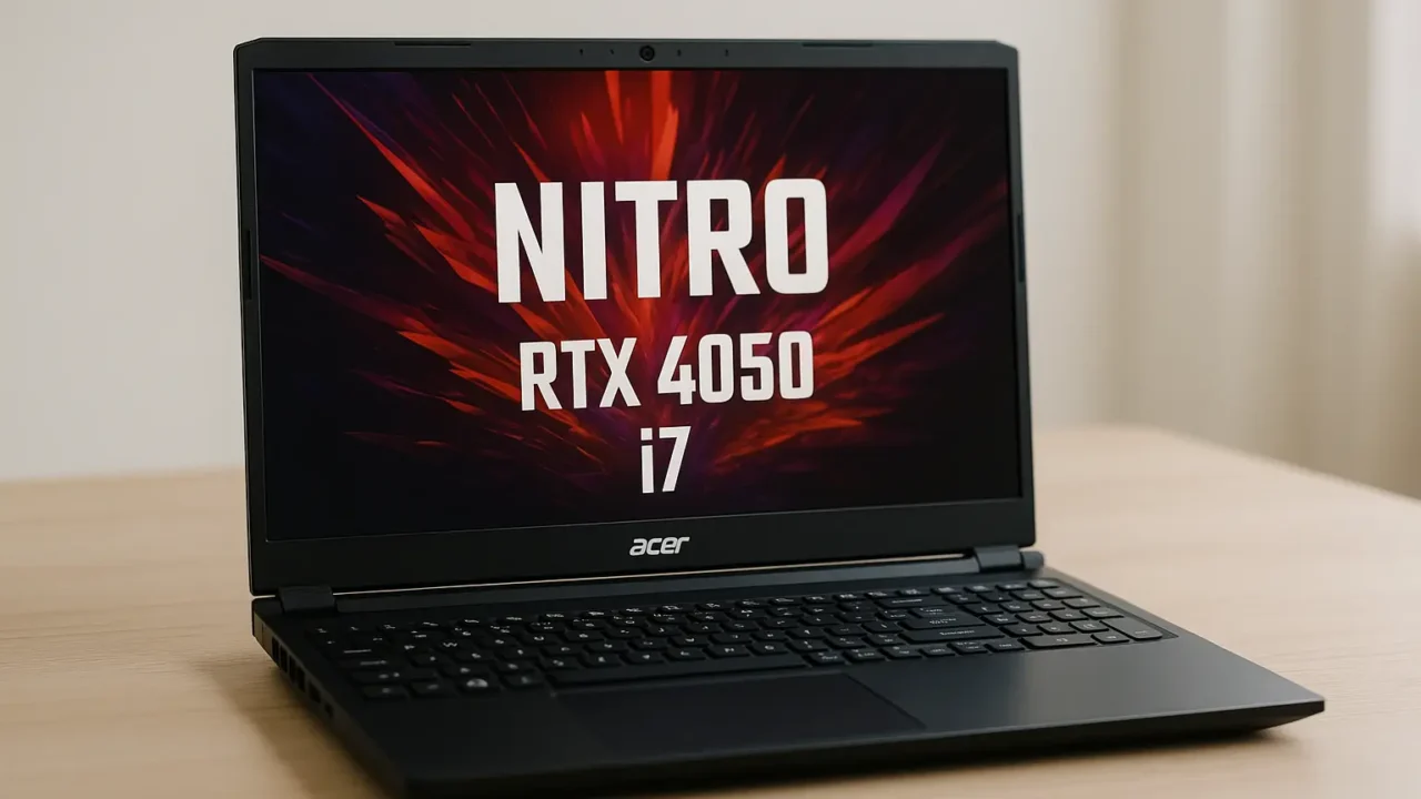 Acer Nitro V15 RTX 4050 i7 barato e bom recomendados por especialistas