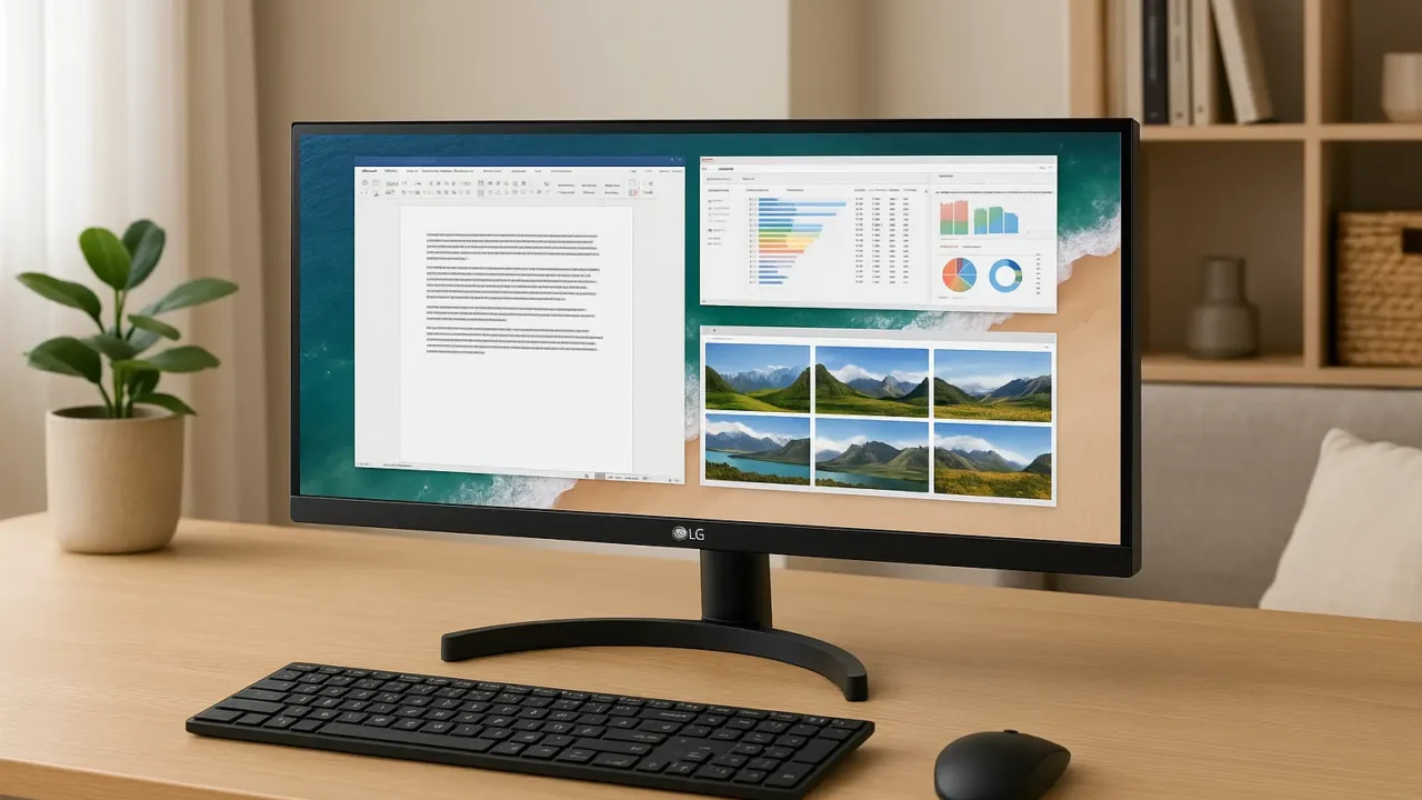 6 monitores LG UltraWide com design premium por preço justo em 2025