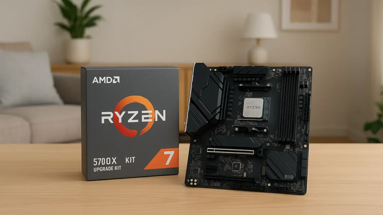 6 kit upgrade Ryzen 7 5700X com design premium por preço justo em 2025