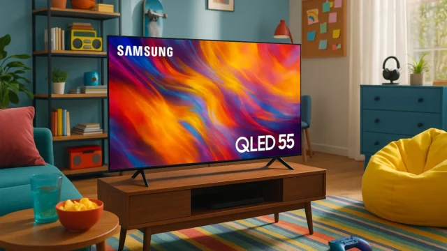 6 QLED 55 Samsung Q60 com desempenho turbinado para 2025