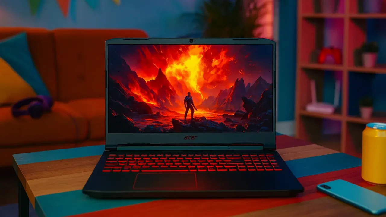 6 notebook Acer Nitro 5 RTX 3050 i5 com desempenho turbinado para 2025
