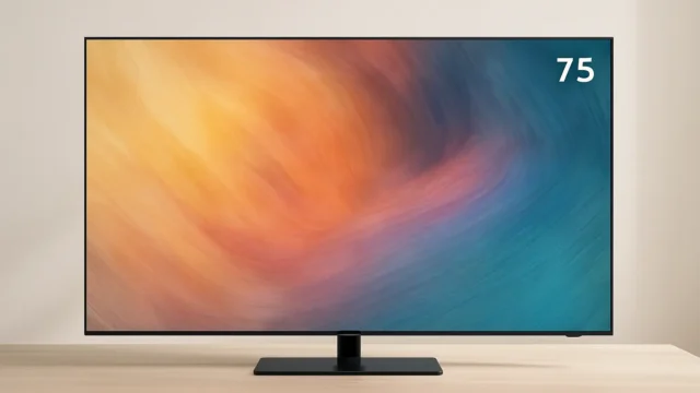 6 smart TV 75 polegadas Samsung com nota máxima dos usuários