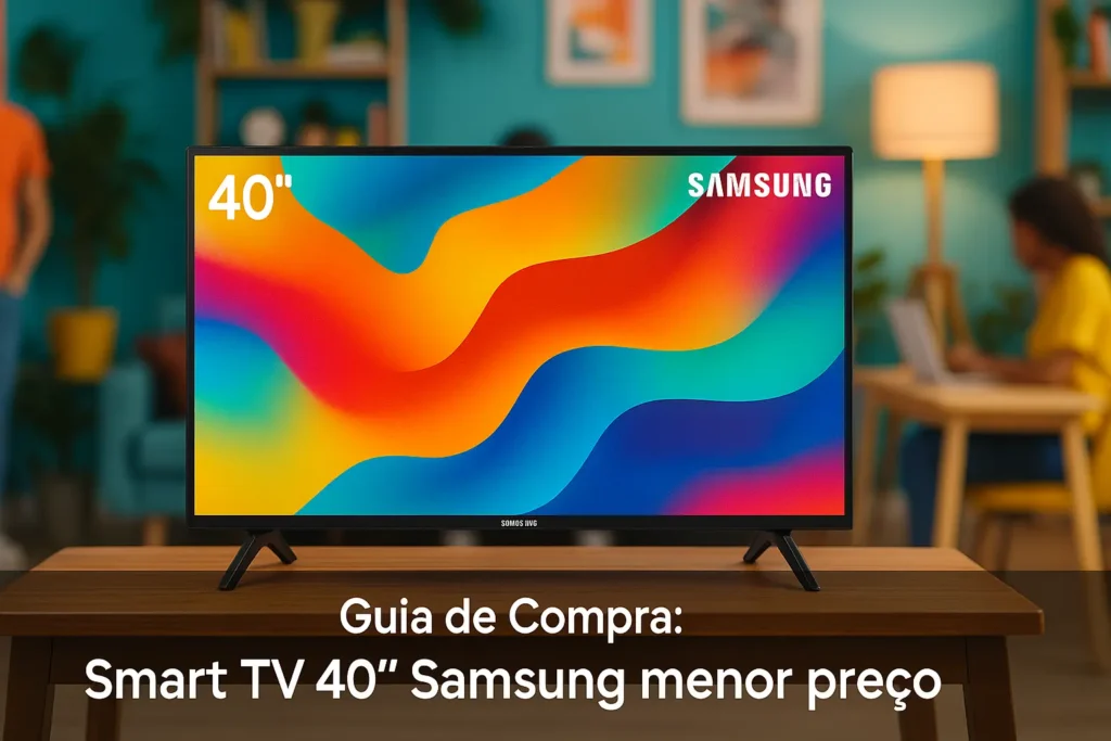 Guia de Compra: 5 Melhores Smart TVs 40'' Samsung Menor Preço
