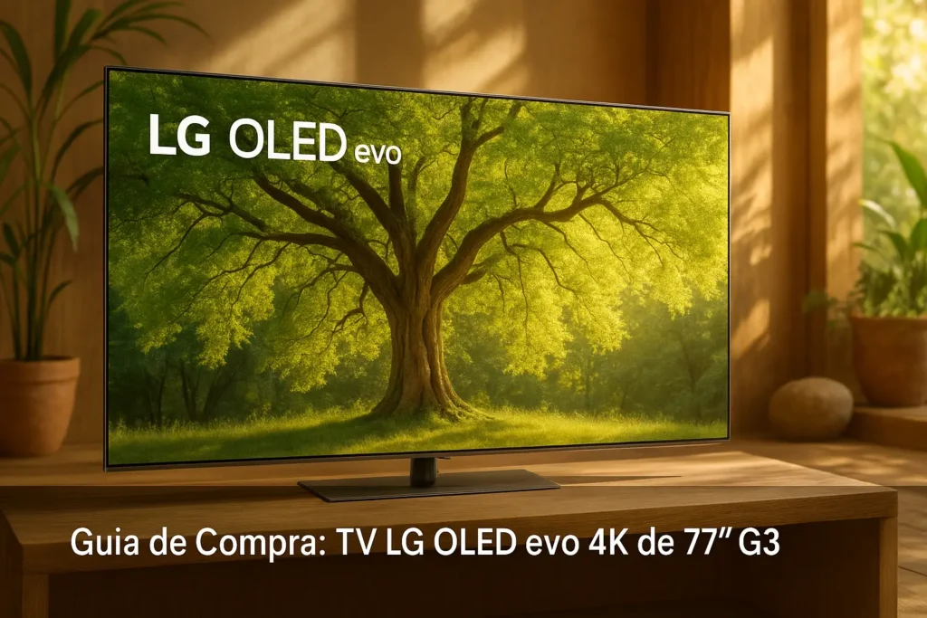 5 Melhores TV LG OLED EVO 4K de 77'' G3 em 2025