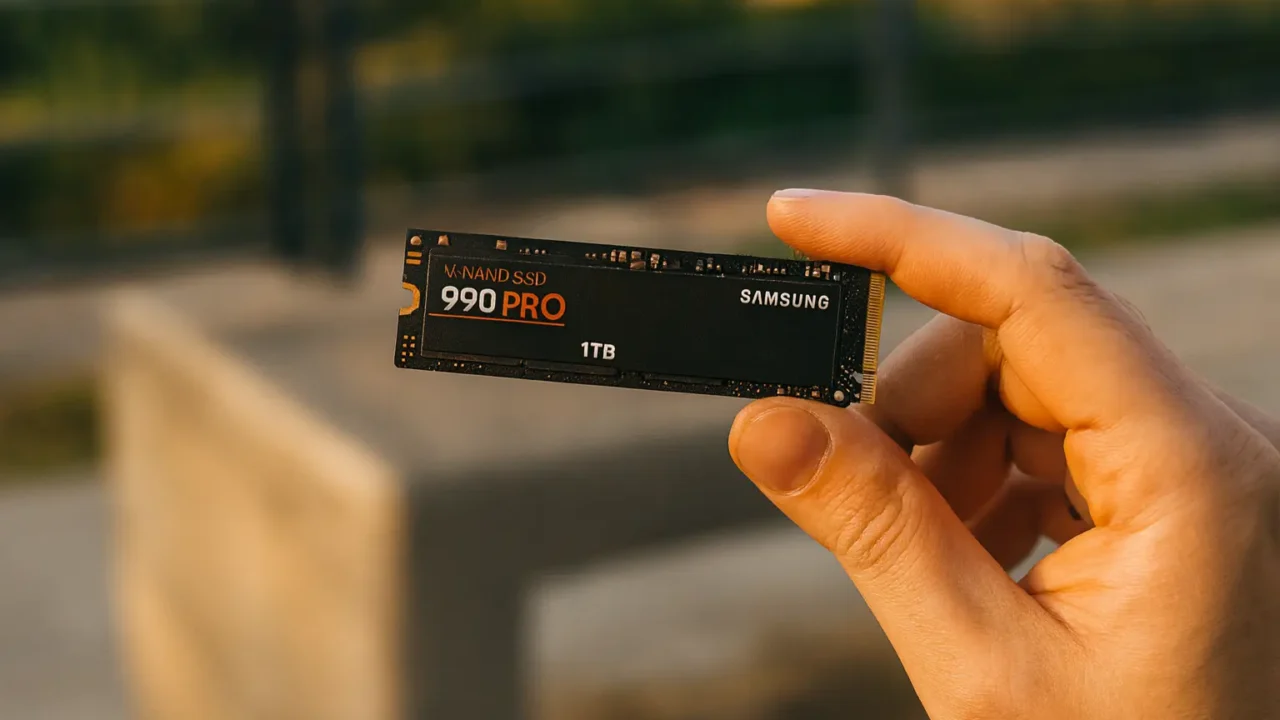 3 SSD 1TB Samsung 990 PRO para alto desempenho