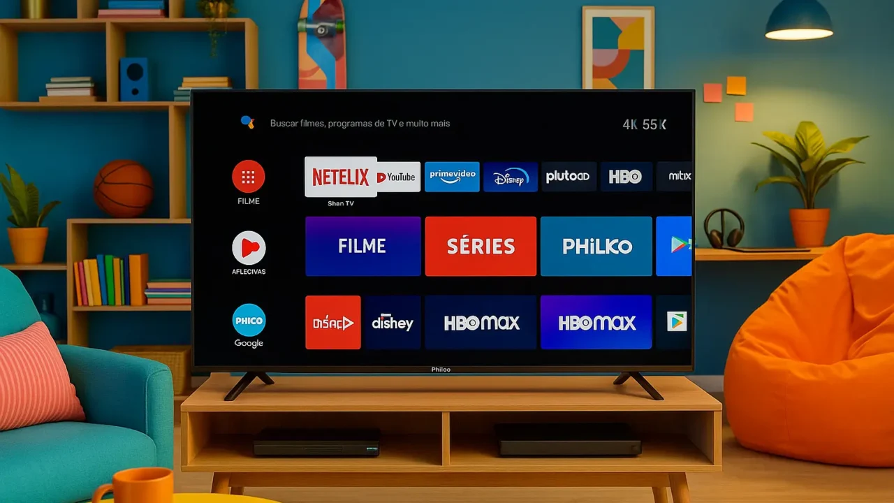 Custo-benefício: 6 smart TV 4K Philco 55 por menos de R$ 2.849